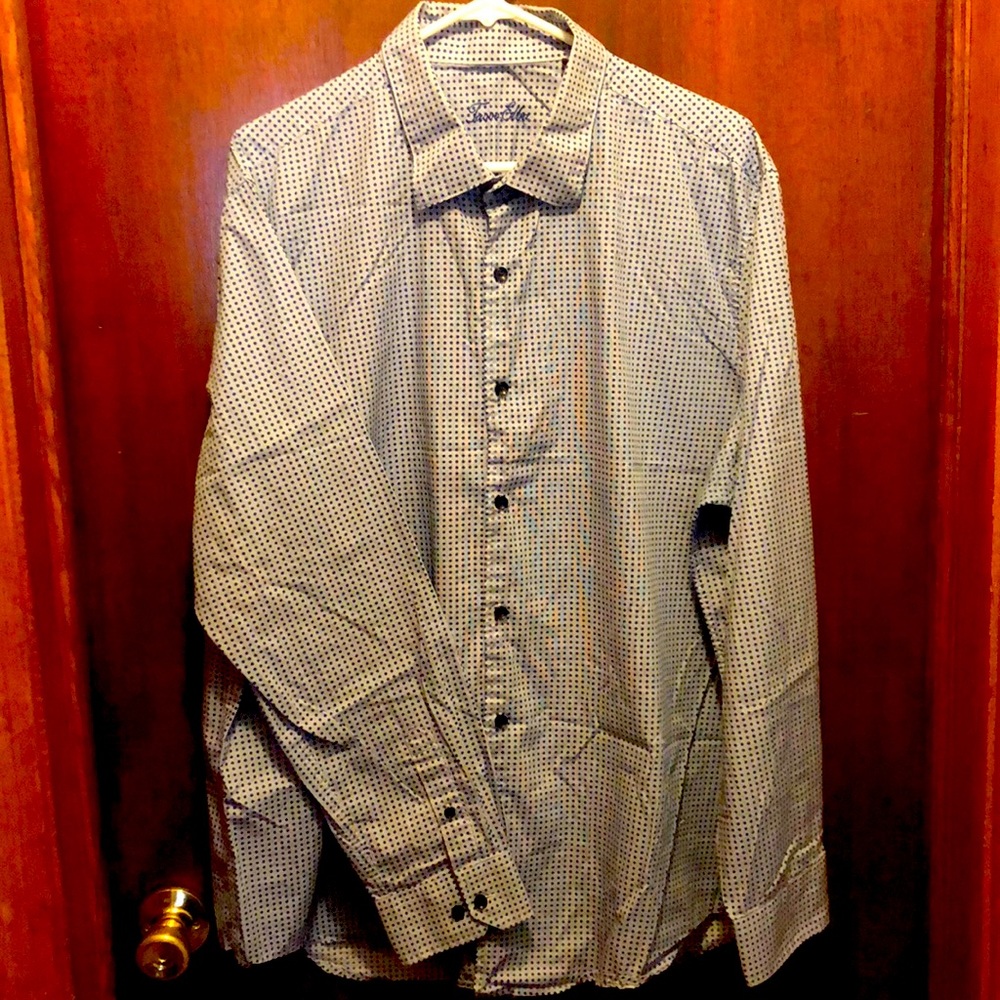 Tasso Elba Long Sleeve Button Down Suit Shirt